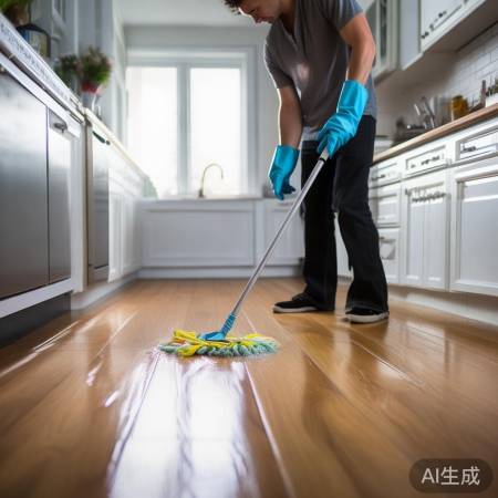 “地板擦干防损坏”