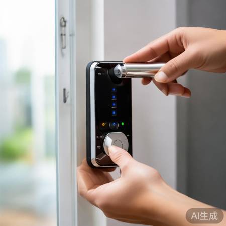 “学会换电池，门锁更长寿”