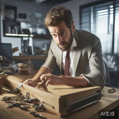 银行租柜丢钥匙，员工解尴尬