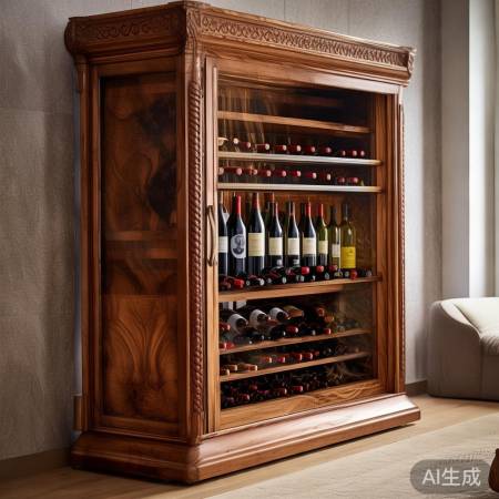 定制实木红酒柜，品味生活新选择