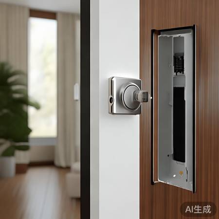 小益智能指纹锁维修专线科普♛指纹锁电池安装位置揭秘：家庭安防新选择