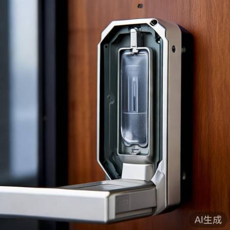 指纹锁电池内藏，位置多样