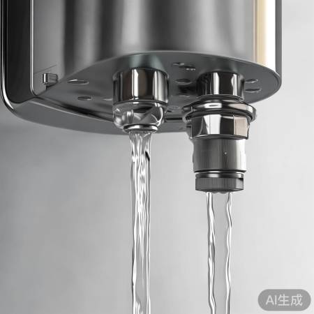 壁挂炉排气,水流出即干净