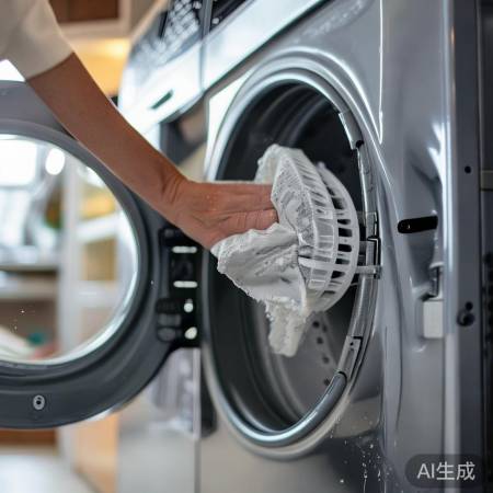 清洁洗衣机内部及过滤网