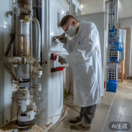 检查壁挂炉排水阀通畅