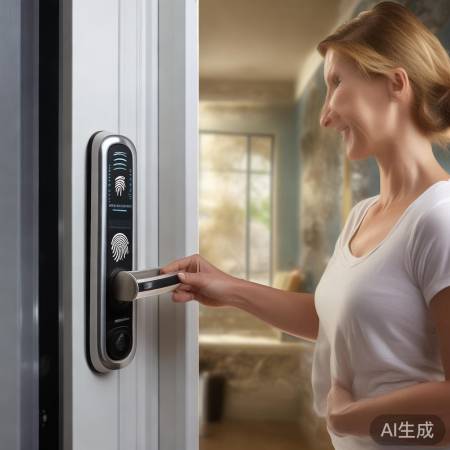 指纹锁一锁多指纹引关注