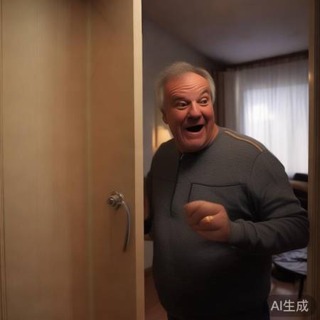 笑话：隐形把手门