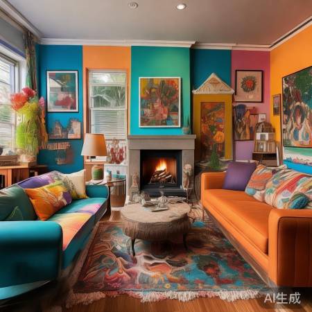 “色彩随心，家居舒适”