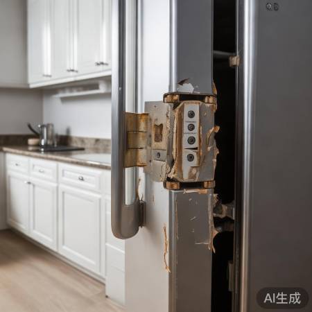 冰箱门铰链损坏需修理