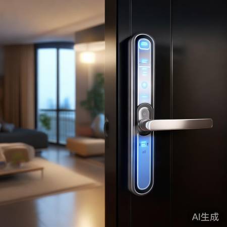 “指纹锁，安全守护家”