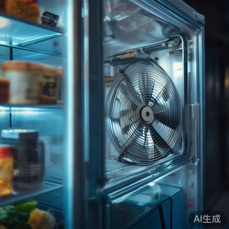 “冰箱放风扇，制冷快又凉”