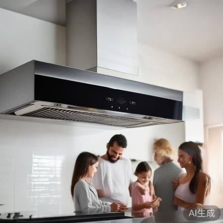 全触控油烟机，吸烟效果佳