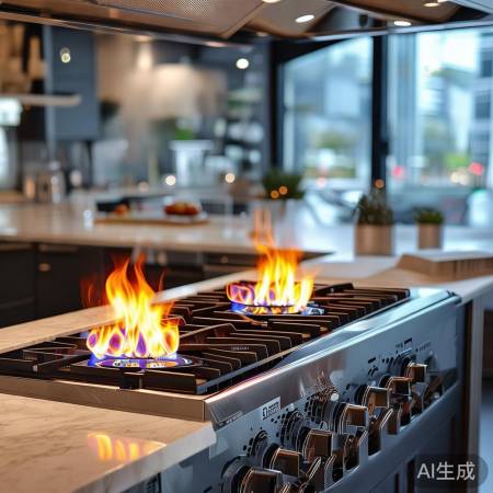 百野燃气灶总部统一400电话交流♛燃气灶双灶猛火加高火，烹饪大师必备！