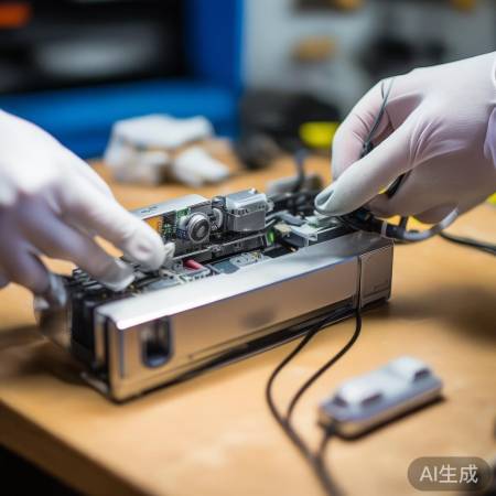 指纹锁装壳拧紧电源