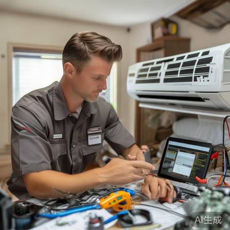 富士通空调人工400热线教导←空调不制冷？外机竟吹出冷风！速查原因