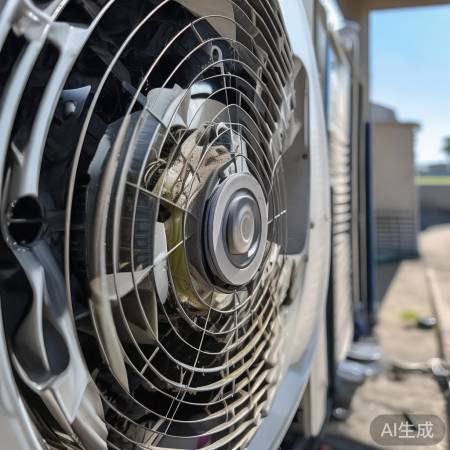 空调外机风扇故障,散热受影响