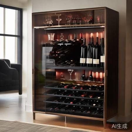 酒柜摆放宜整洁美观