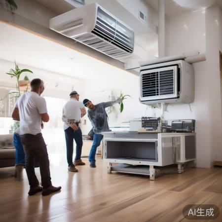 三洋空调专修客服中心教导&住宅中央空调管道安装全攻略：高效、安全、美观一步到位