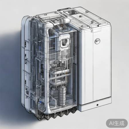燃气壁挂炉CAD图详解