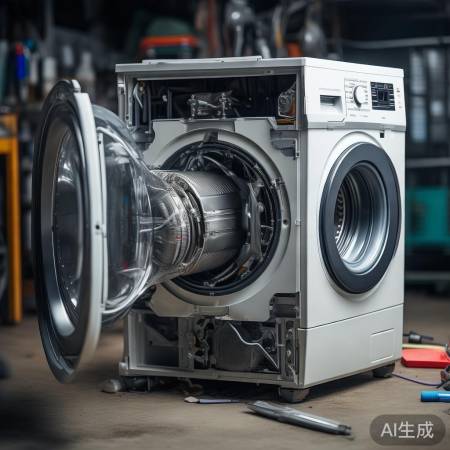 达米尼洗衣机专业修复分解↑嵌入式洗衣机加热棒更换教程