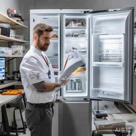 斯麦格冰箱400全国维修服务教导☞猫咪意外在冰箱里冬眠，网友直呼：这是要火的节奏！