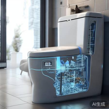 唯宝智能马桶技服热线咨询教导#智能马桶水箱内部结构图解