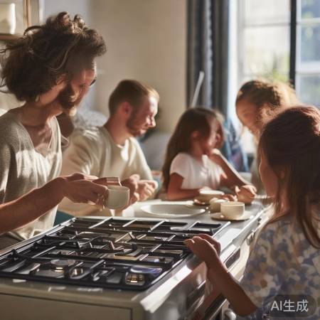 燃气灶一键熄火,生活更安心