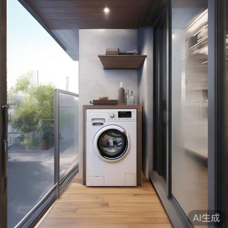 科慕(COLMO)洗衣机故障快修中心阐明㊣阳台洗衣机无需哑口安装,轻松解决洗衣难题