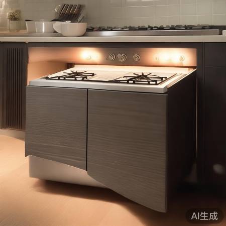 橱柜设计：美观实用，燃气灶适宜