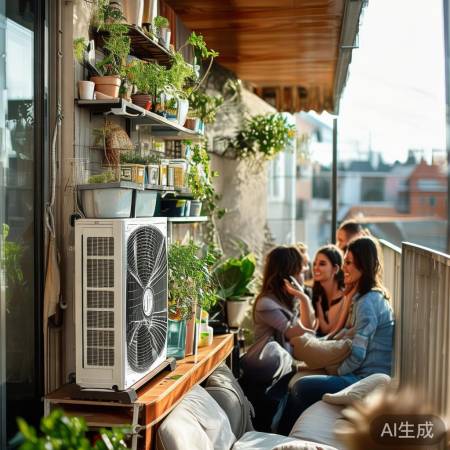 日立空调厂家各点服务电话解读，阳台空调外机巧利用，空间变身收纳新天地