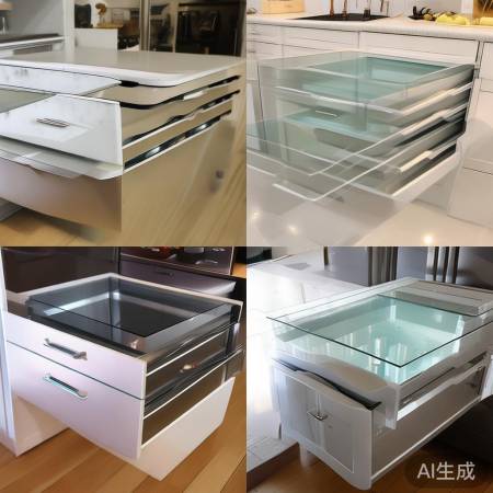 塑料/不锈钢/玻璃抽屉，满足不