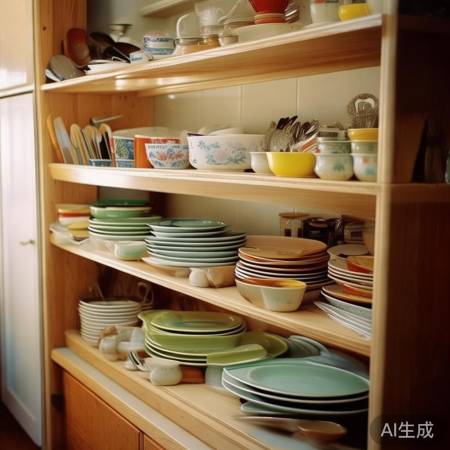 餐具分类放置，方便快捷。