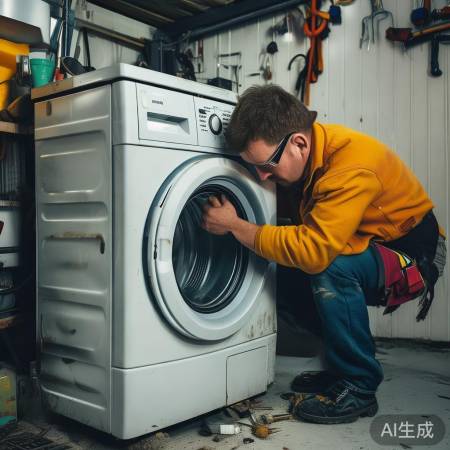 洗衣机故障,安全处理为上策