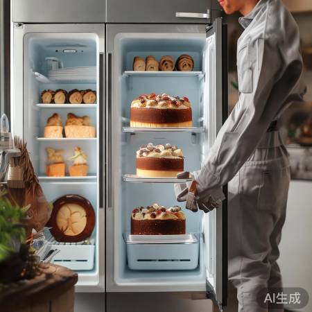 科慕冰箱维修服务中心电话教大家(无水蛋糕储存技巧:能否放入冰箱冷藏?)