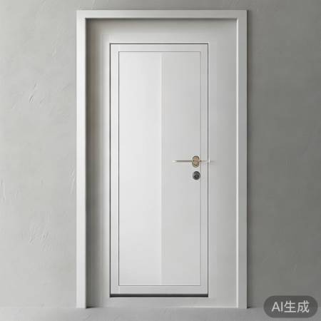 简约白色防盗门,实用低调。