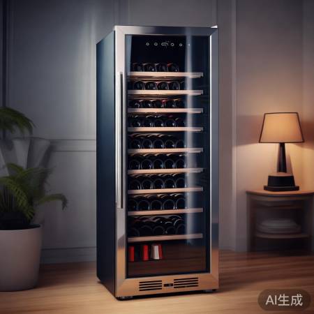 红酒柜操作简便,一键享受美酒时