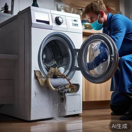 洗衣机漏水，检查需谨慎