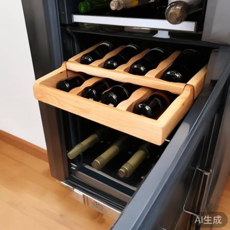 酒柜易清洁，人性化设计