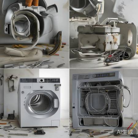 斯麦格洗衣机厂客服维修热线分解-西门子洗衣机铰链更换教程，轻松掌握维修技巧