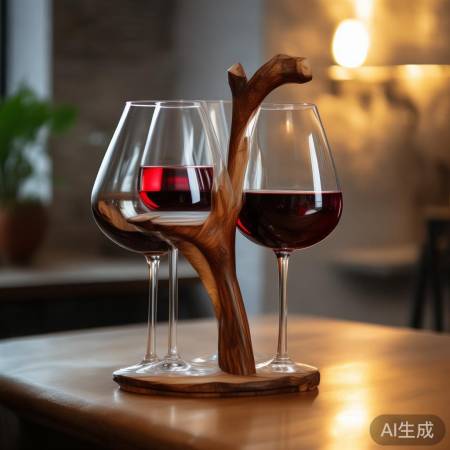 自然简约红酒杯架