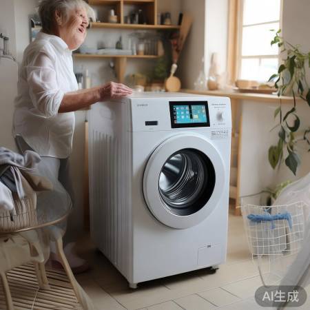 美诺洗衣机操作简便，智能预约，