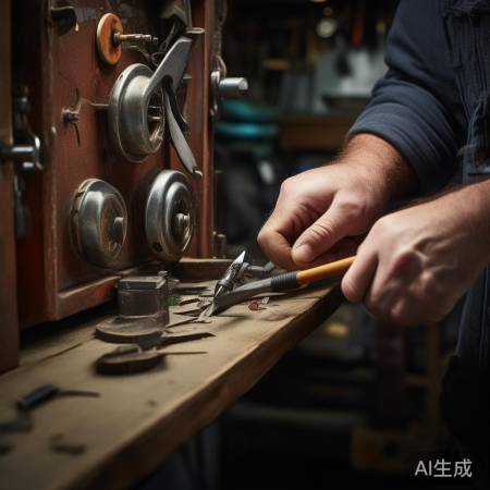 拆锁芯技巧：撬、夹、稳拔